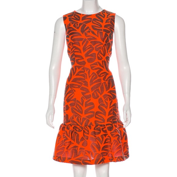 Akris Punto orange midi dress - Picture 2 of 2